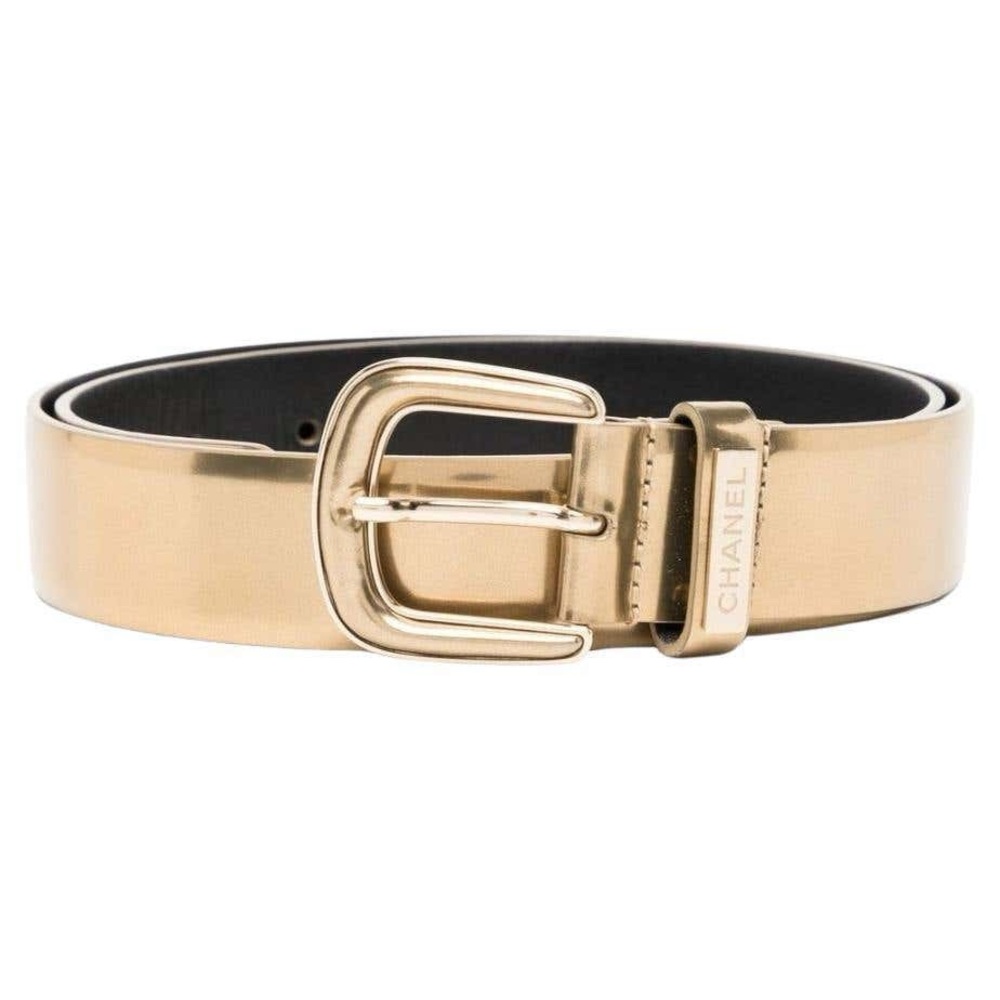 Chanel gold belt